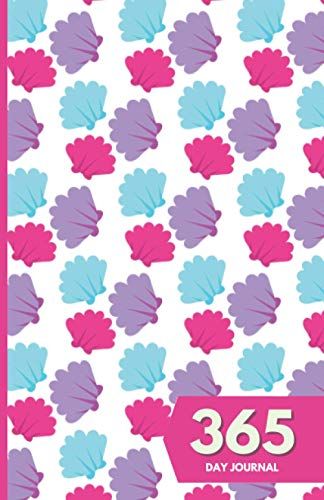 365 Day Journal: Unlined And Undated Daily Diary - 5.5in X 8.5in | Colorful Seashells Pattern Cover: A Whole Year Of Daily Journal Ideal Gift For Friends And Family