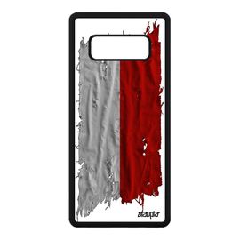 Coque Pour Samsung Galaxy Note 8 Silicone Drapeau Pologne Polonais Foot Jo Tissu