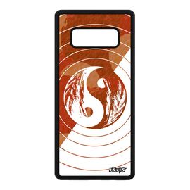 Coque Samsung Note 8 Silicone Yin Et Yang Cadeau De Noel Art Dessin Yoga Samsung Galaxy Note 8
