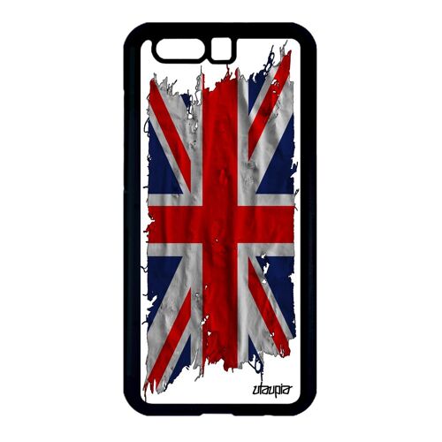 Coque Pour Honor 9 Silicone Drapeau Union Jack Angleterre Anglais Pas Cher Etui