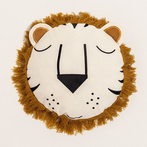 Coussin Rond en Coton (Ø30 cm) Suky Kids Beige Crème