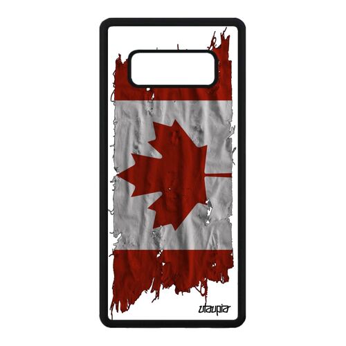 Coque Drapeau Canada Canadien Samsung Note 8 Silicone Dessin Tissu Basket Samsung Galaxy Note 8