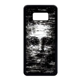 Coque Samsung S8 Silicone Portrait Gris Art Housse Noir Peinture 4g A Samsung Galaxy S8