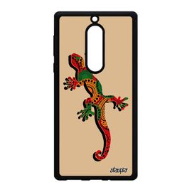 Coque Nokia 5 Silicone Salamandre Reggae Housse Reptile Hippie Swag Fille Etui A