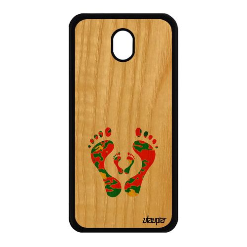 Coque Samsung J7 2017 Pro En Bois Silicone Trace De Pas Jaune Swag Fille Samsung Galaxy J7 2017 Galaxy J7 Pro 2017