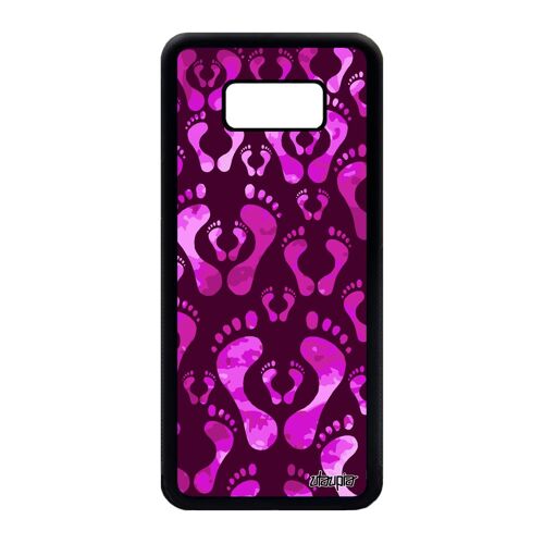 Coque Samsung S8 Plus silicone pied image 4G rose imprime telephone a Samsung Galaxy S8 Plus