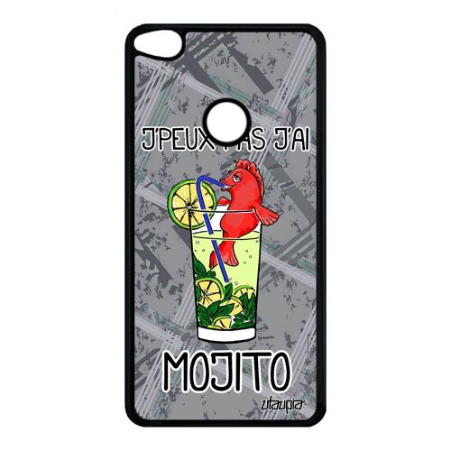 Coque pour P8/P9 Lite 2017 silicone humour j'peux pas j'ai mojito noir de Huawei P8 Lite 2017 P9 Lite 2017