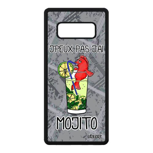 Coque Note 8 Silicone Humour J'peux Pas J'ai Mojito Dessin Humour Samsung Galaxy Note 8