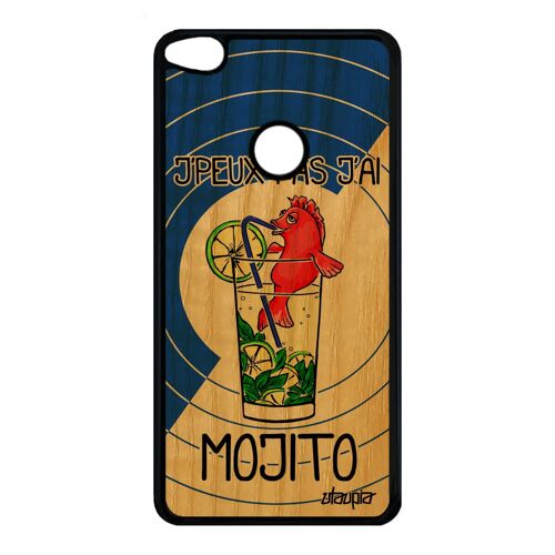 Coque Bois Honor 8 Lite Silicone J'peux Pas J'ai Mojito Cocktail Portable Huawei Honor 8 Lite