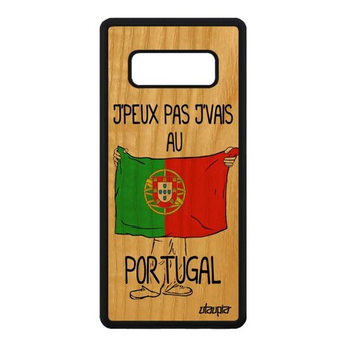 Coque Note 8 Bois Silicone J'peux Pas J'vais Au Portugal Swag De Samsung Galaxy Note 8