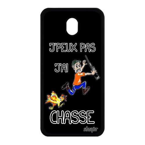 Coque Silicone Samsung Galaxy J7 2017 Pro J'peux Pas J'ai Chasse Humour Etui Bd