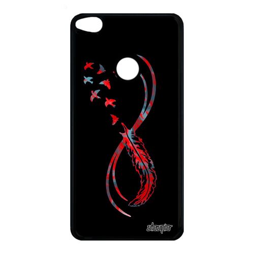 Coque pour Honor 8 Lite silicone infini personnalisé couleur symbole noir Huawei Honor 8 Lite