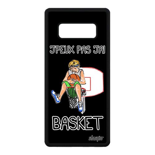 Coque Silicone Galaxy Note 8 J'peux Pas J'ai Basket Humour Nba Telephone Samsung Galaxy Note 8