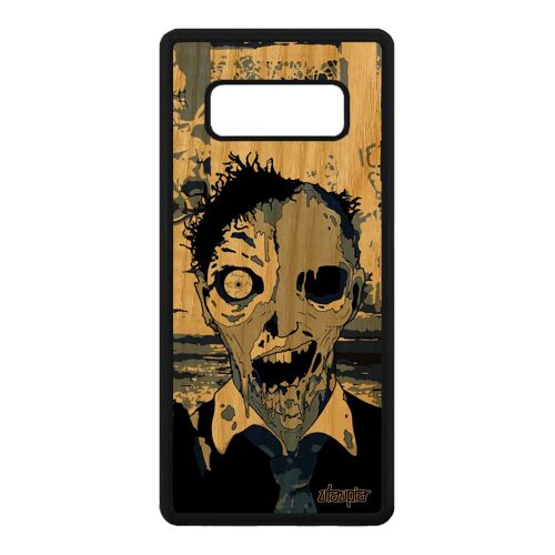 Coque Samsung Note 8 En Bois Silicone Mort Vivant Fantome Squelette Cover Samsung Galaxy Note 8