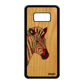 Coque Samsung S8 En Bois Silicone Zebre Portable Pas Cher Animal Couleur Samsung Galaxy S8