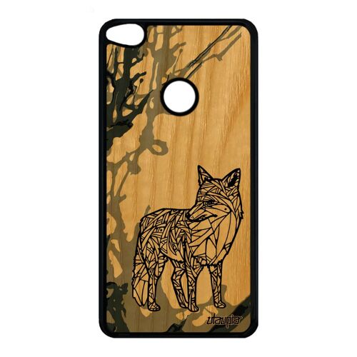 Coque Renard Pour Honor 8 Lite Bois Silicone Tatouage Femme De Protection Huawei Honor 8 Lite