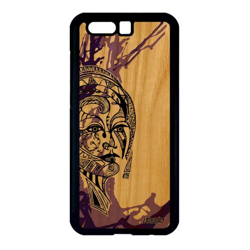 Coque Silicone Honor 9 Bois Femme Azteque Huawei Ethnique Mobile Fille Portable