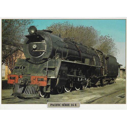 Fiche Train - Locomotive Pacific Série 16 E - Afrique Du Sud De 1935 -