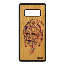 Coque En Bois Silicone Note 8 Femme Couleur Fee Tribal Cover Noir Samsung Galaxy Note 8