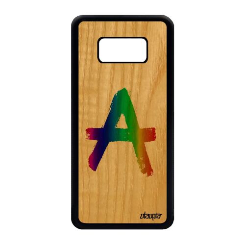 Coque Silicone Samsung S8 Bois Anarchie Punk Graffiti Realiste Vert Metal Samsung Galaxy S8