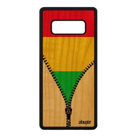 Coque Note 8 Bois Silicone Drapeau Mali Malien Telephone Foot 4g Samsung Galaxy Note 8