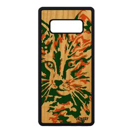 Coque Telephone Note 8 Bois Silicone Chat Mignon Dessin Etui 4g A Samsung Galaxy Note 8