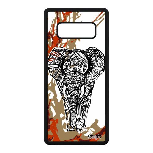 Coque Elephant Pour Note 8 Silicone Art Personnalisé Motif Tribal Samsung Galaxy Note 8