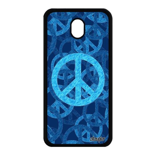 Coque Pour Samsung Galaxy J7 2017 Pro Silicone Peace And Love Paix Et Amour & De