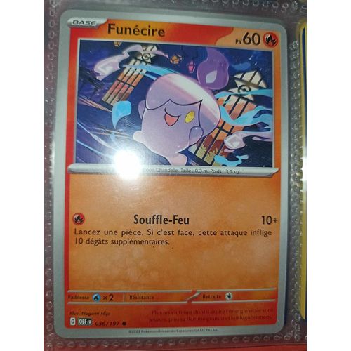 Commune - Pokemon - Flammes Obsidiennes - Funécire 36/197