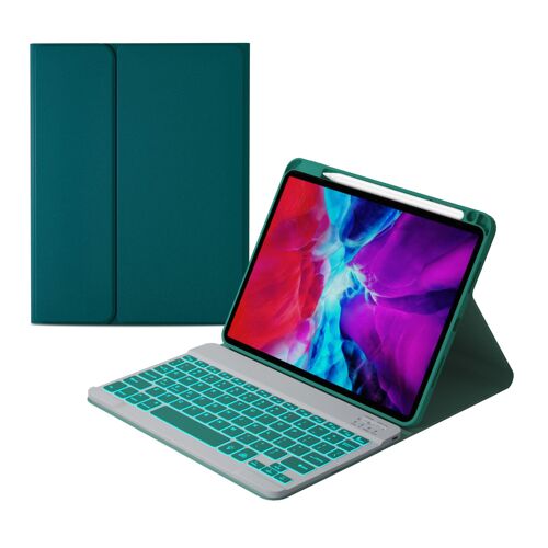 Flip Cover et clavier sans fil Bluetooth Ykcloud HK-109D pour iPad Air4 (2020) 10.9/iPad Pro11(2021/2020/2018)