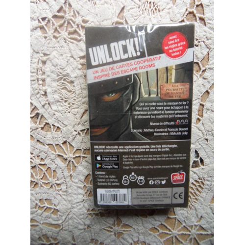 Unlock Le Jeu D Escape Room A La Poursuite Du Masque De Fer Un Jeu De Cartes Cooperatif