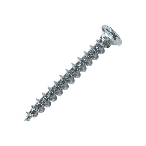 Boîte 500 Vis PVC PLAST tête fraisée 120° acier zingué SCELL-IT - 4.2x55 mm - PH2 - PVCPB42055