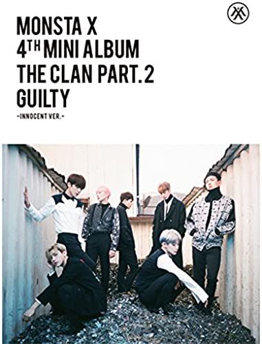 Kpop Monsta X 4th Mini Album - The Clan 2.5 Part.2 Guilty [Innocent Version] Cd + Poster + Photobook + Photocard