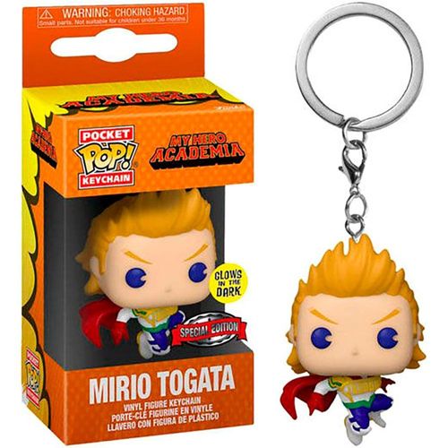 Funko Pop ! My Hero Academia Mirio Togata Glow In The Dark - Porte-Clés
