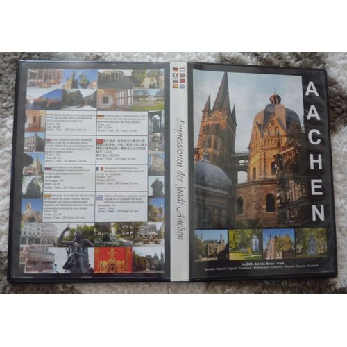 Impressionen Der Stadt Aachen , Des Photos Magnifiques Vous Raconte L'histoire De La Ville D'aix La Chapelle En Allemagne, En Double Disque. Produit Rare .