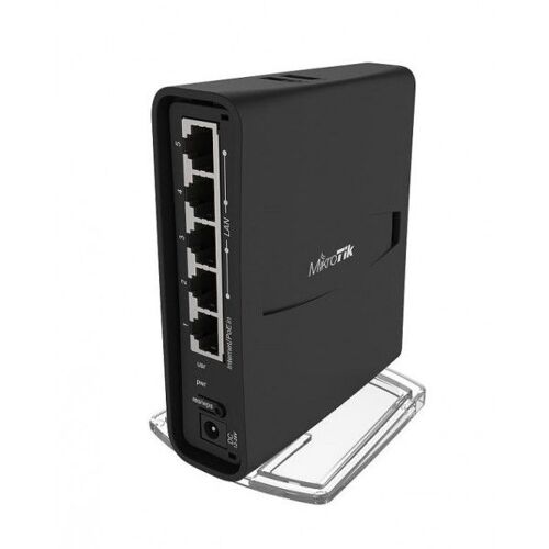 Mikrotik hAP ac² 1167 Mbit/s Noir Connexion Ethernet, supportant l'alimentation via ce port (PoE)