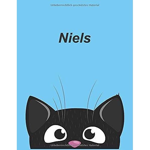 Personalisiertes Notizbuch: Niels - Ueber 100 Seiten, Liniert Im A4+ Format