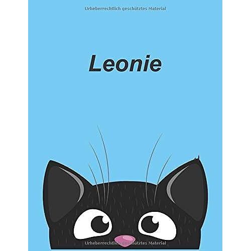 Personalisiertes Notizbuch: Leonie - Ueber 100 Seiten, Liniert Im A4+ Format