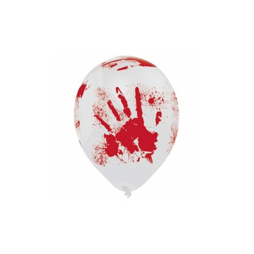 Sachet Ballon Mains Ensanglantées X6