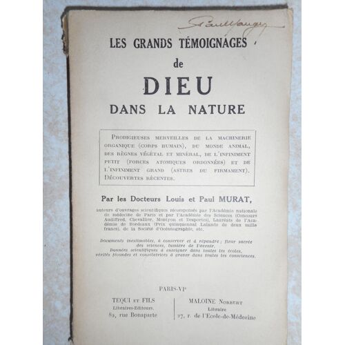 Les Grands Témoignages De Dieu Dans La Nature