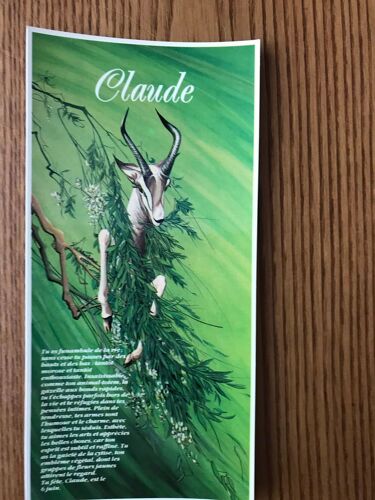 Carte Postale "L'univers De Votre Prénom " Claude "