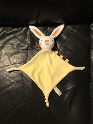 Doudou Lapin Jaune Tape A L Oeil