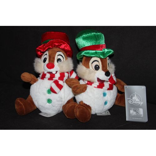 Lot De Peluches Tic Et Tac Écureuil Disney Noël