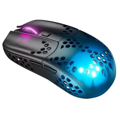 Xtrfy MZ1 - Souris - ergonomique - optique - sans fil - 2.4 GHz - récepteur sans fil USB - noir