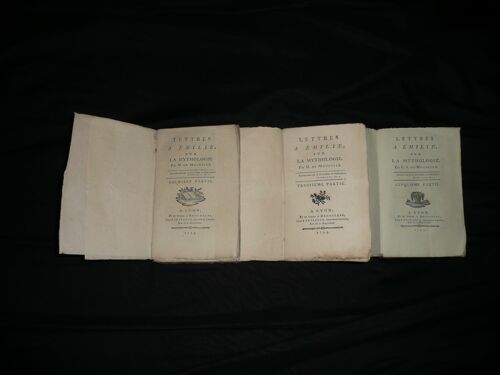 Lettre À Emilie Sur La Mythologie, 1794 À 1799, Une Des Premières Éditions
