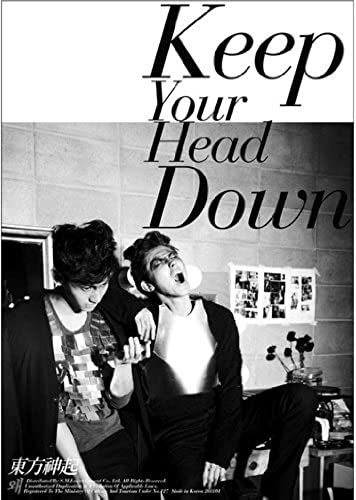 Kpop Cd, Tohoshinki , Dongbangshingi, - Keep Your Head Down + 100p Photobook Special Edition Cd *New*