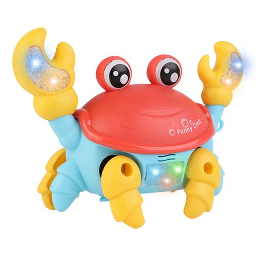 Jouet Pour Bébé En Forme De Crabe Rampant, Avec Musique Et Lumière Led, Amusant, Flottant, Classique, Pour La Plage