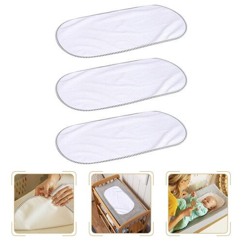 Doublures De Matelas À Langer Lavables, 3 Pièces, Tampons À Langer En Coton Pour Bébés