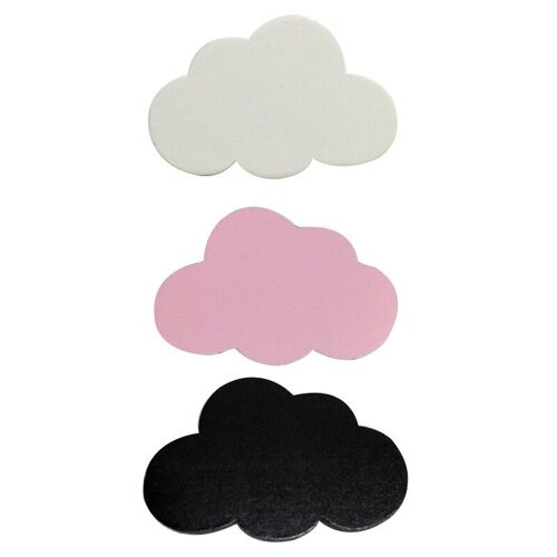 Crochet Mural En Bois Pour Vêtements, Style Nordique, Mignon, Autocollant En Forme De Nuage, Décoration Murale, Pendentif Pour Chambre D'enfant, Qx2d