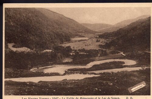 Carte Postale De Massevaux (Haut-Rhin) La Vallée De Massevaux Et Le Lac De Sewen